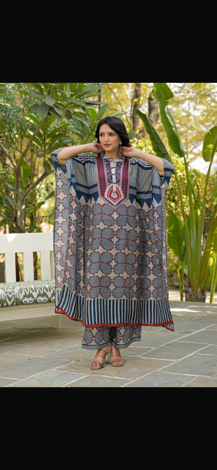 Kaftan with Plazzo pants