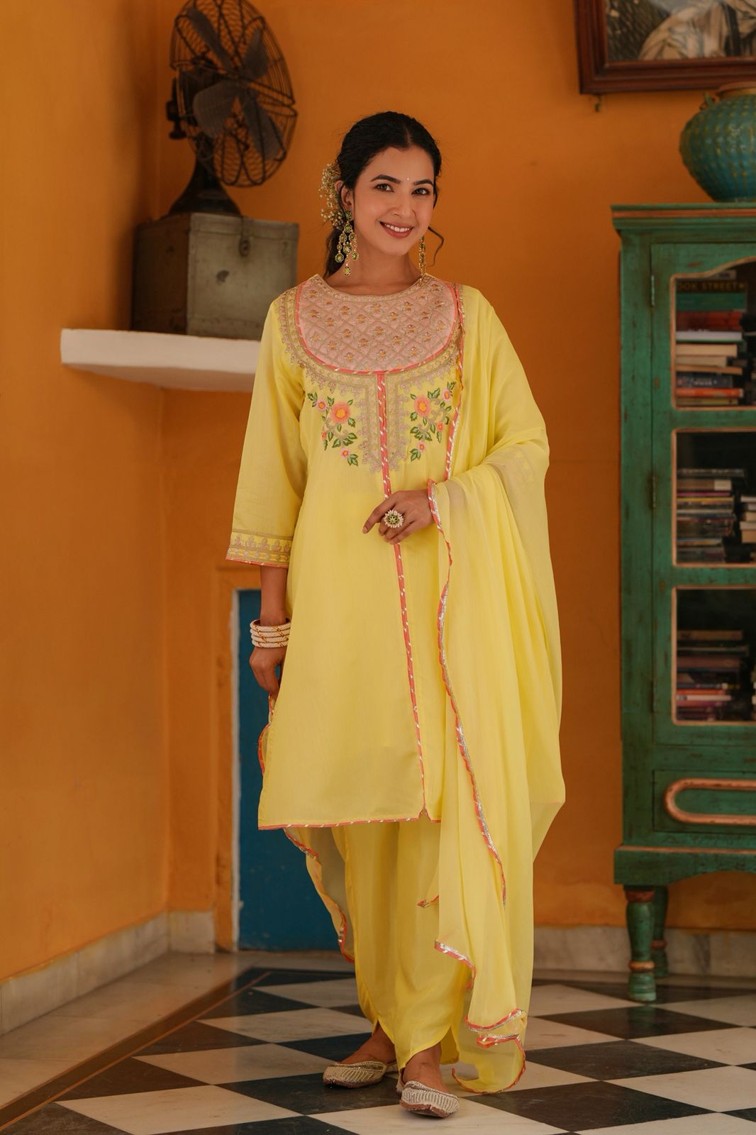 Chanderi Tulip-pants