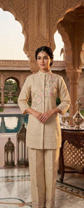 Kashmiri silk embroidered