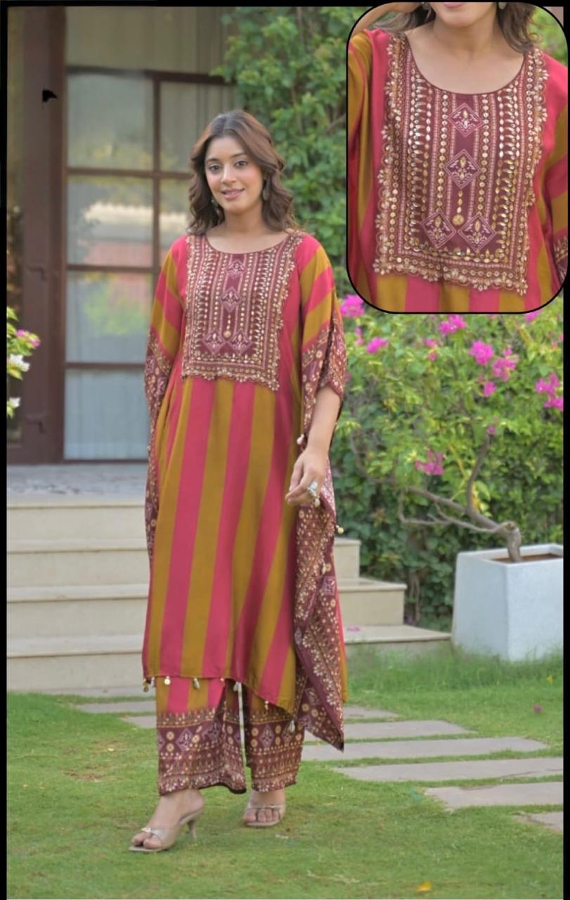 Muslin Kaftan Strip