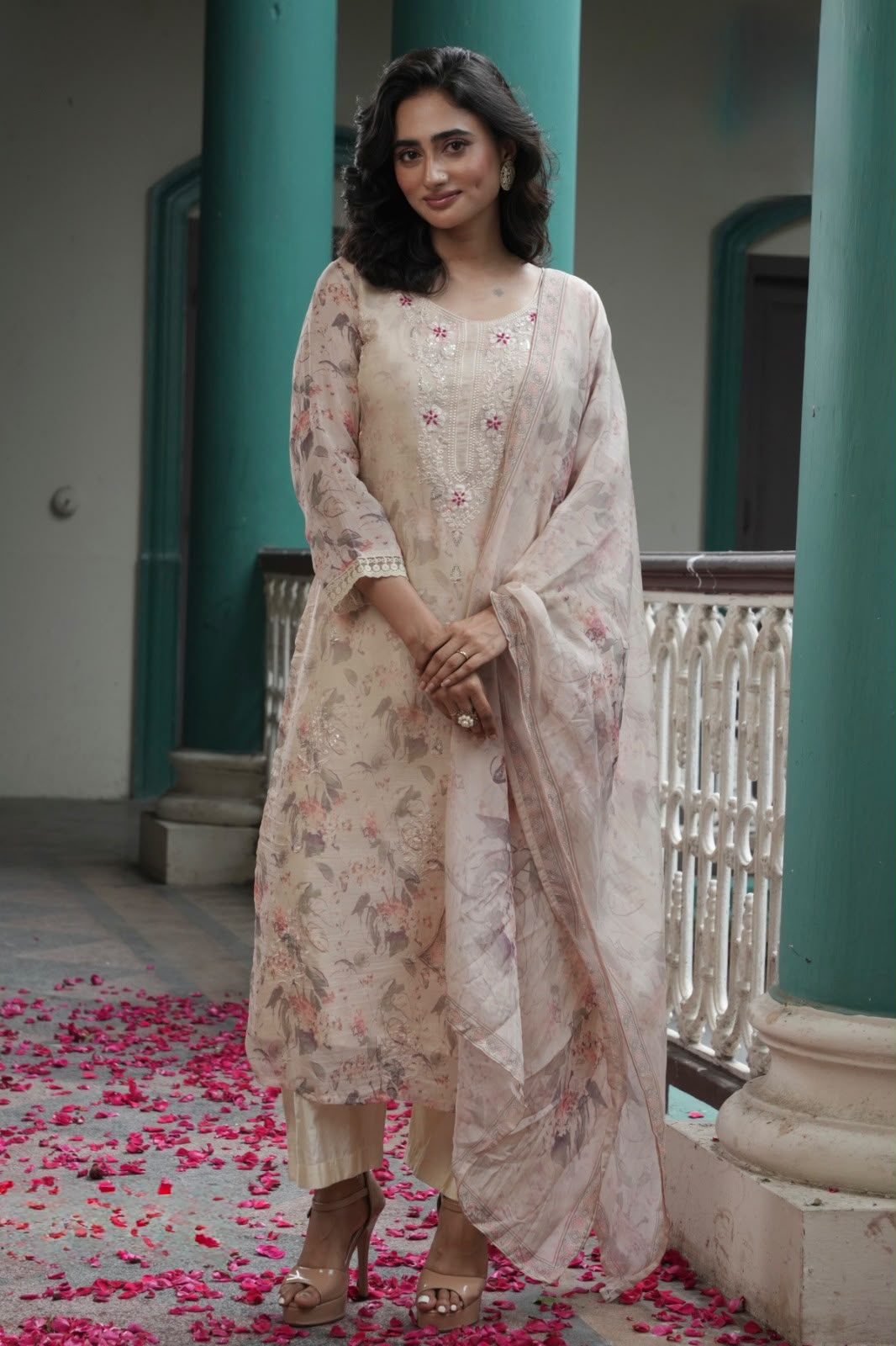 Floral Organza